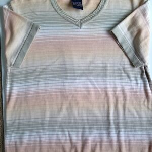 Mac & jac Short Sleeve Top, Size Large